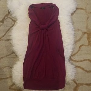 Sleeveless sweater dress